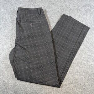 Vineyard Vines Pants Mens 32x32 Gray Plaid OTG On-The-Go Stretch Dress Casual